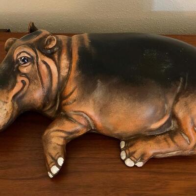Ceramic Hippo made in Italy