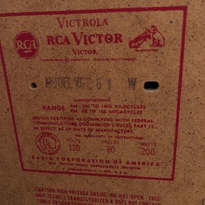 Vintage RCA Victor Stereo New Vista