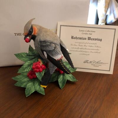 New in box Lenox Garden bird collection