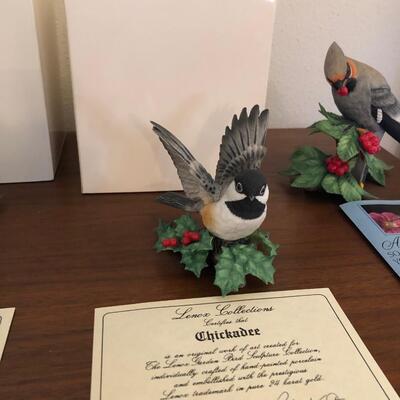 New in box Lenox Garden bird collection