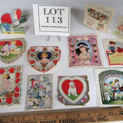 Lot of Vintage Valentines, Whitney Made, Carrington, Beistle USA