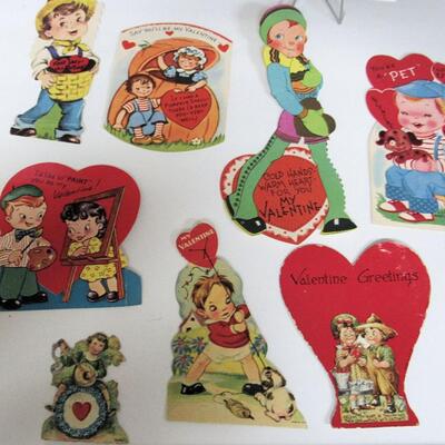 Lot of Vintage Valentines, USA and Germany