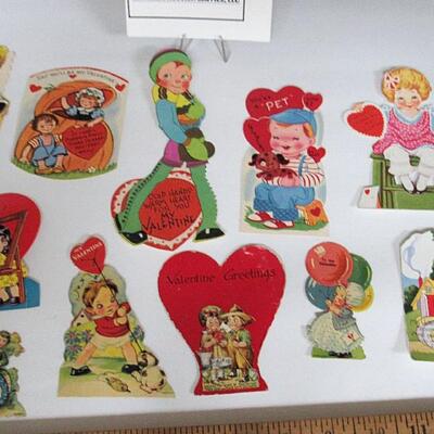 Lot of Vintage Valentines, USA and Germany