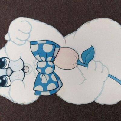 2 Large Bunny Flats, One is Beistle 1983