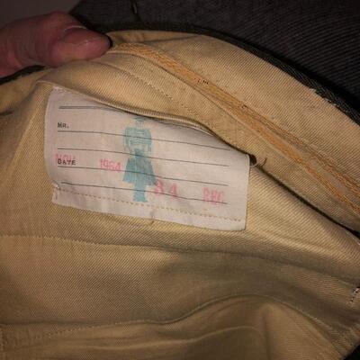 Vintage winter military uniform