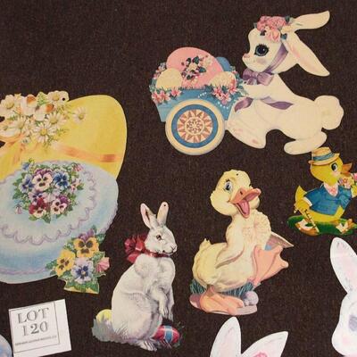 Lot of Vintage Easter Flats, Single Sided, Some Eureka 1964, Gibson, USA, Unmarked