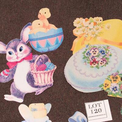 Lot of Vintage Easter Flats, Single Sided, Some Eureka 1964, Gibson, USA, Unmarked
