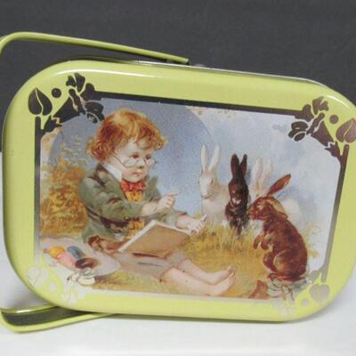 Lot of Older Easter Candy Tins