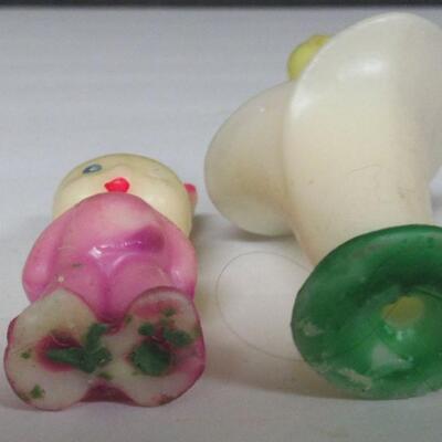 Lot of Misc Vintage Easter Smalls, Gurley Candles, Enesco 1995 Happy Henpicked, More