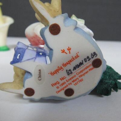 Lot of Misc Vintage Easter Smalls, Gurley Candles, Enesco 1995 Happy Henpicked, More