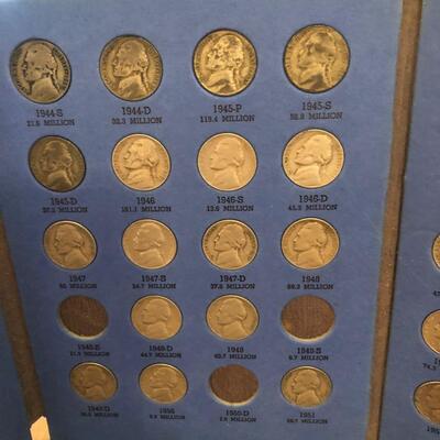 Jefferson Nickel Collection.