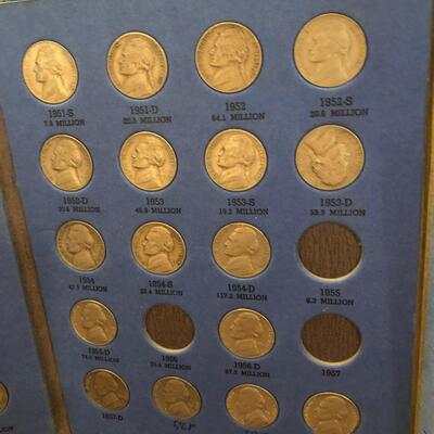 Jefferson Nickel Collection.
