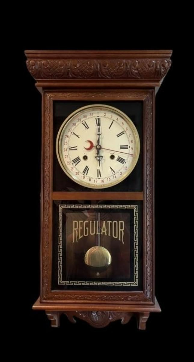 Regulator Wall Clock w/Westminster Chime