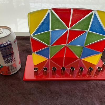 Art Glass Menorah