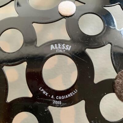 Cool Black Metal Bowl by Alessi