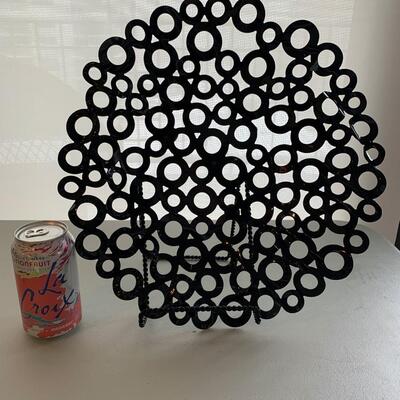 Cool Black Metal Bowl by Alessi