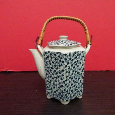 LOT 636  THREE TEA POTS