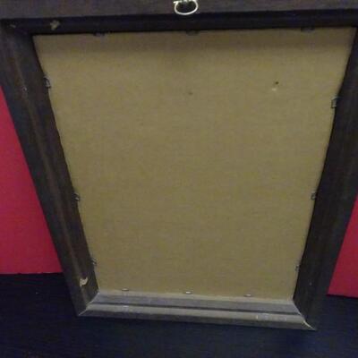 LOT 637. MARGARET KEANE FRAMED PRINT