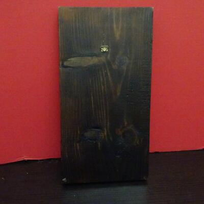 LOT 638. CARVED WOOD WALL DECOR