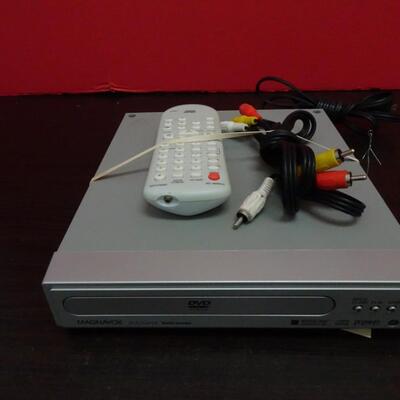 LOT 640. MAGNAVOX DVD PLAYER WITH REMOTE