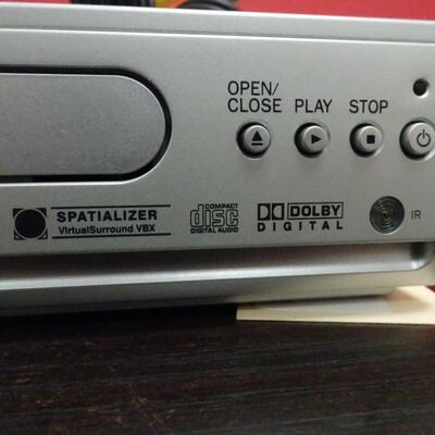 LOT 640. MAGNAVOX DVD PLAYER WITH REMOTE