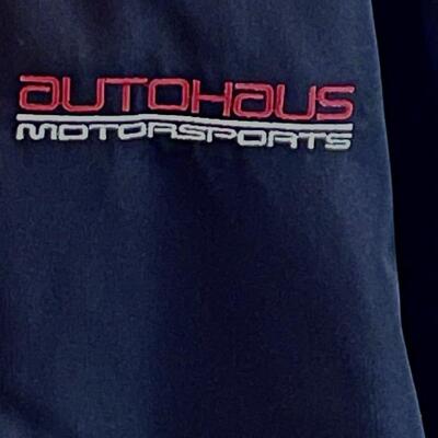 Lot 101 Autohaus Motorsports Jacket Mens Medium Flap Pockets Hood in Collar
