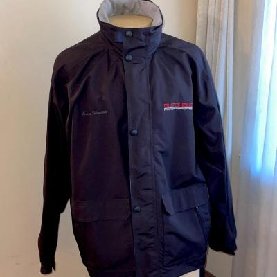 Lot 101 Autohaus Motorsports Jacket Mens Medium Flap Pockets Hood in Collar
