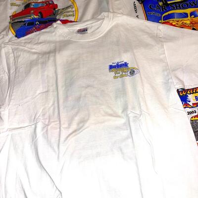 Lot 109 Burbank Kiwanis Club For Fun Car Show T-Shirts 1st - 6th Size XL Haines