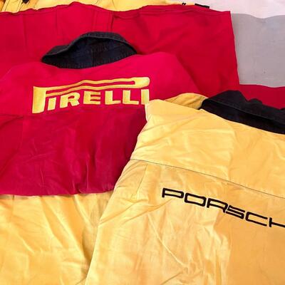 Lot 110 Cotton Pit Crew Shirts 4 Competent Motor Sports Size Large  Porsche Pirelli