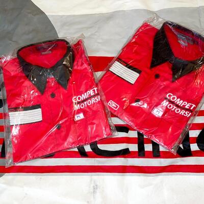 Lot 111 Competent Motor Sports 2 Pit Crew Shirts NEW French Made
