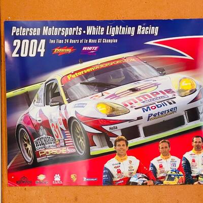 Lot 117 Driver Posters (2) "The Rolex" Series Daytona 2011 + Petersen Motorsports 2004