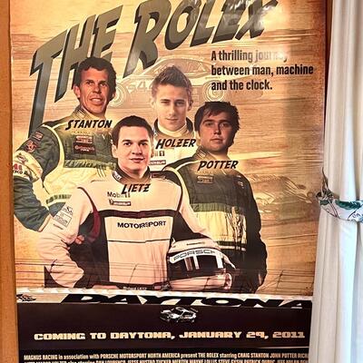 Lot 117 Driver Posters (2) "The Rolex" Series Daytona 2011 + Petersen Motorsports 2004
