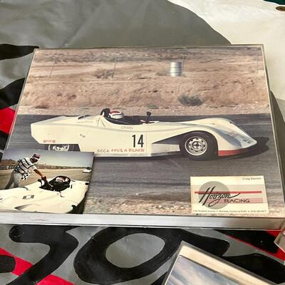 Lot 122 Framed Photos (3) SCCA Sports Renault Race Car