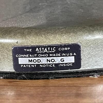 Lot 127 Astatic Microphone Model 10-D with Stand Wear to the Chrome Short Wave Radio