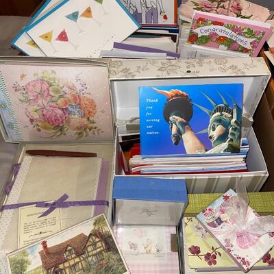 Lot 141 Assorted Stationary Greeting Cards Hallmark & Other Unsold Stock from Gift Shop