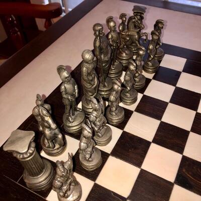 Roman spartan chess set