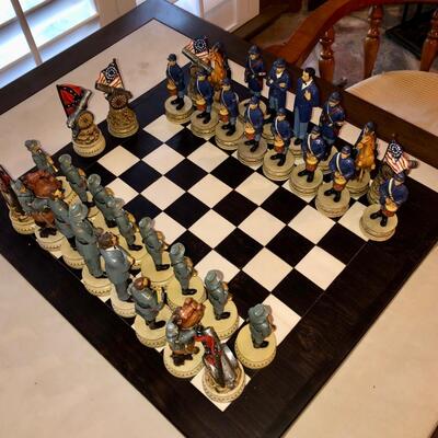 Civil war Chess pieces board not included