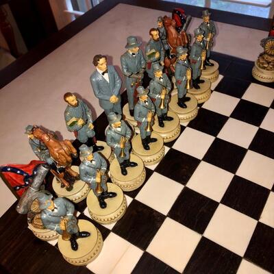 Civil war Chess pieces board not included