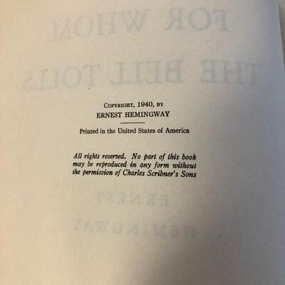 For whom the bell tolls Hemingway