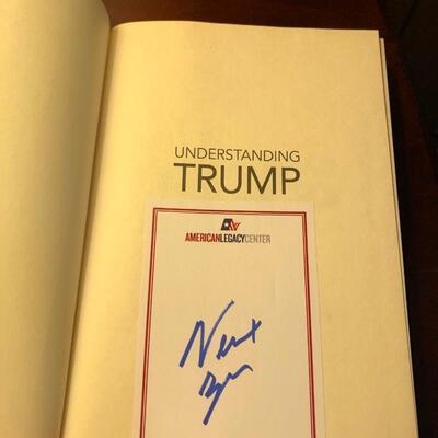 Understanding Trump by Newt Gingrich Signed Copy