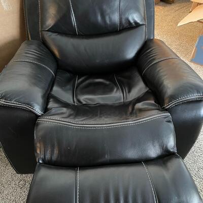 Black Leather Recliner