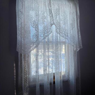 Lace curtains