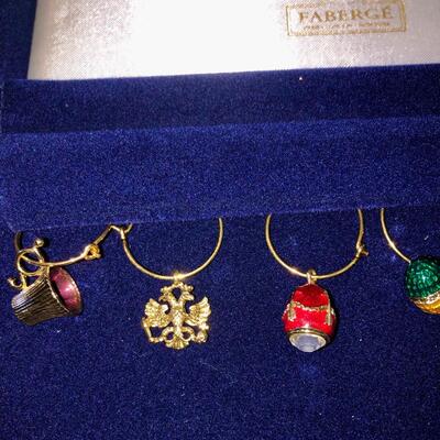 Faberge Imperial Collection wine charms