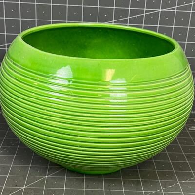 Green Ceramic Flower Pot 