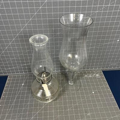 Clear Gas Lantern, Candle Holder 