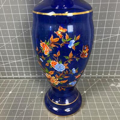 Blue Glass Vase 16
