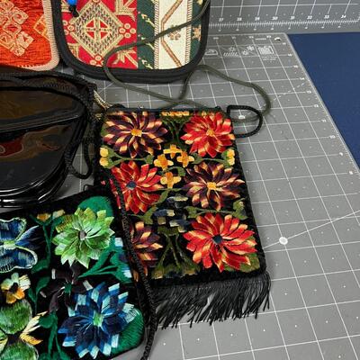 Lovely Hand Bags; Tapestry and Vinal 