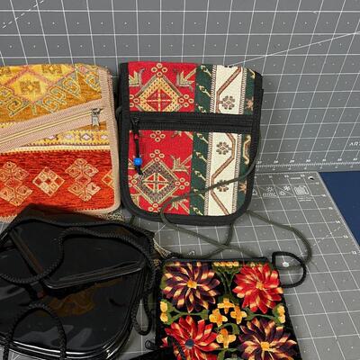 Lovely Hand Bags; Tapestry and Vinal 
