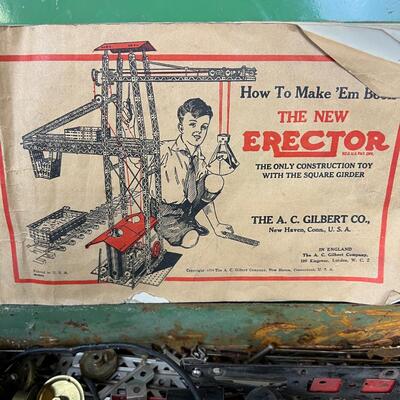 Antique Erector Set - see photos