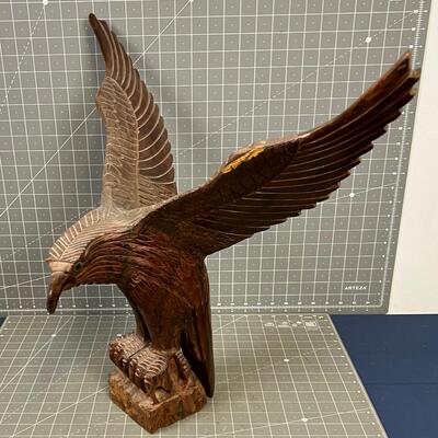 Giant Wood Eagle, Carved Ironwood 